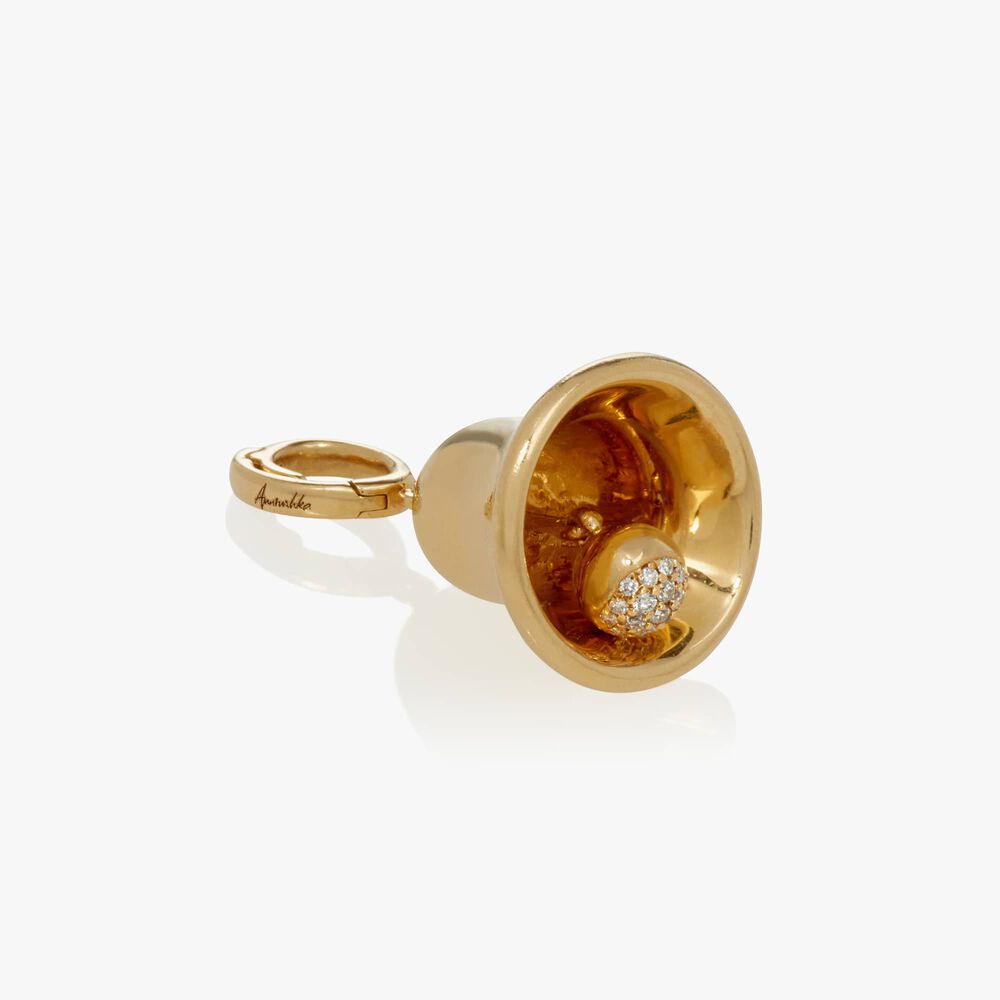 18ct Gold & Diamond "Do You Love Me?" Charm Pendant | Annoushka jewelley