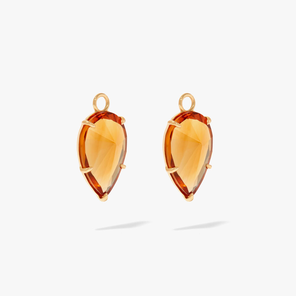 Chameleon 18ct Gold Citrine Earring Drops | Annoushka jewelley