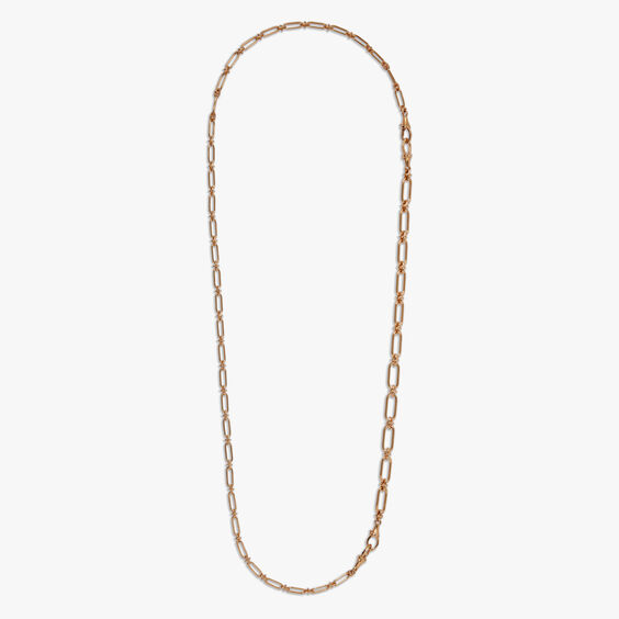 Knuckle 14ct Yellow Gold Bold Bracelet & Classic Chain Necklace