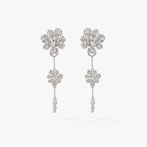 Marguerite Diamond Drop Earrings