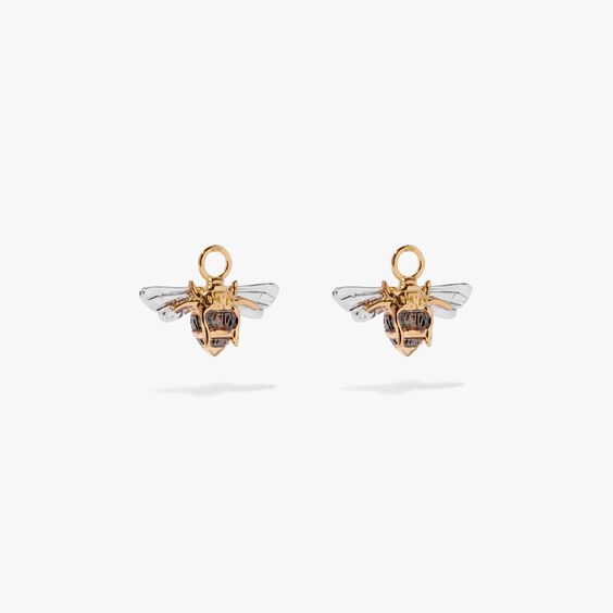 Mythology 18ct Gold Diamond Bee Earring Drops | Annoushka jewelley