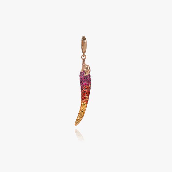 Mythology 18ct Rose Gold Sapphire Chilli Charm | Annoushka jewelley