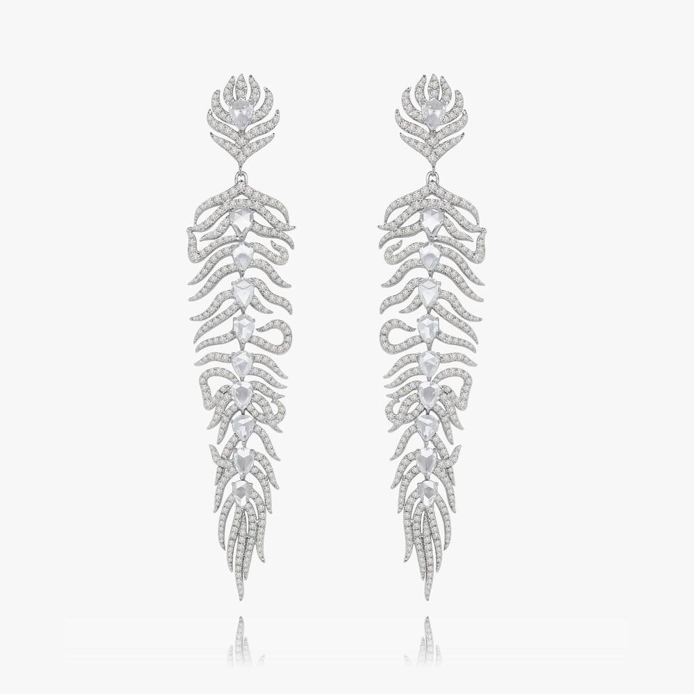 Sutra Feather Earrings | Annoushka jewelley