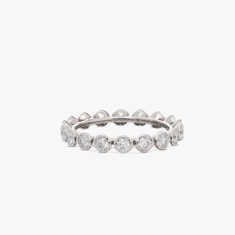 Marguerite 18ct White Gold & Diamond Eternity Ring | Annoushka jewelley