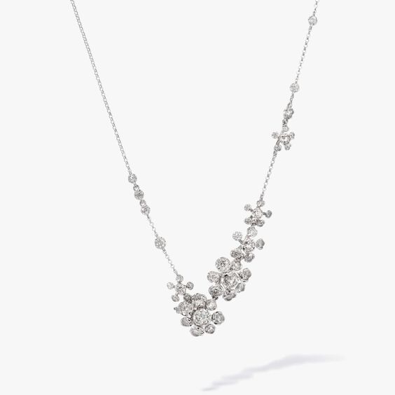 Marguerite 18ct White Gold Diamond Cocktail Necklace | Annoushka jewelley