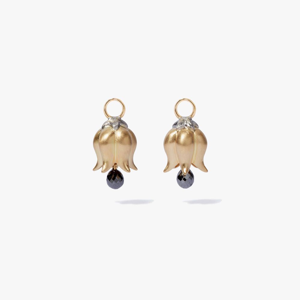 18ct Gold Tulip Diamond Earring Drops | Annoushka jewelley