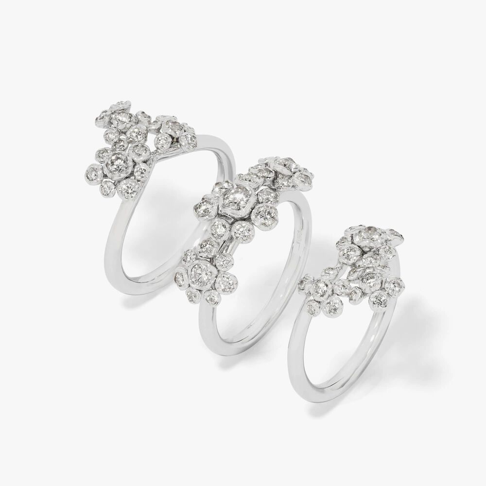 Marguerite 18ct White Gold Diamond Cocktail Ring — Annoushka UK