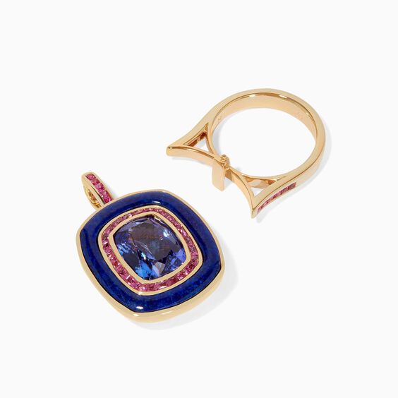 Unique 18ct Gold Tanzanite Ring & Pendant | Annoushka jewelley