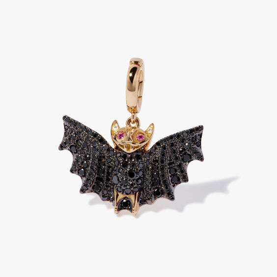 Mythology 18ct Yellow Gold Diamond Bat Charm Pendant