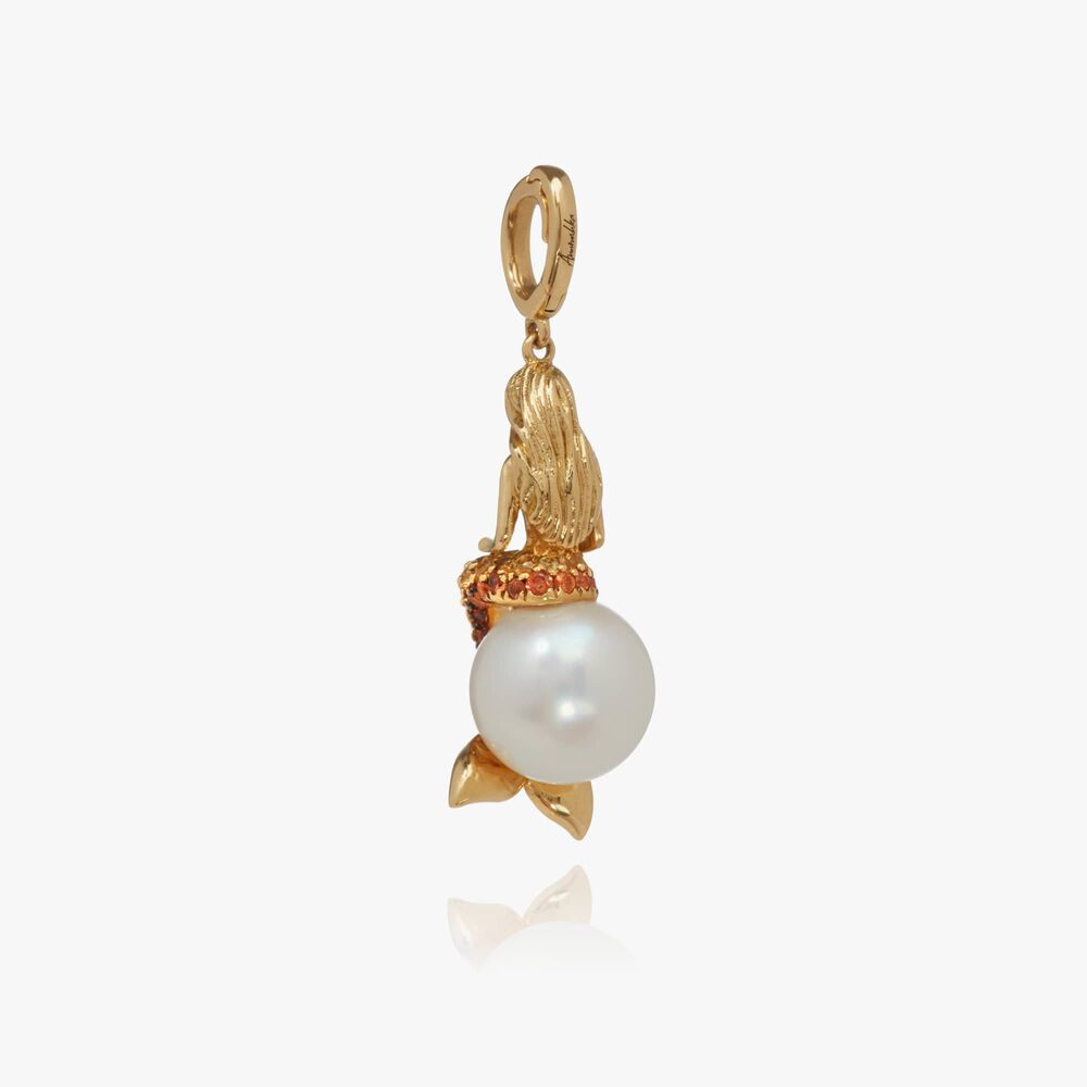 18ct Gold Sapphire "Mermaids" Charm | Annoushka jewelley