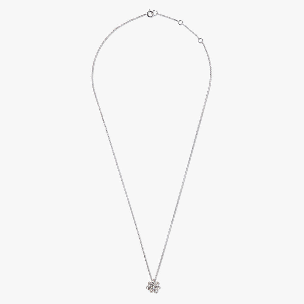 Marguerite 18ct White Gold Diamond Necklace | Annoushka jewelley