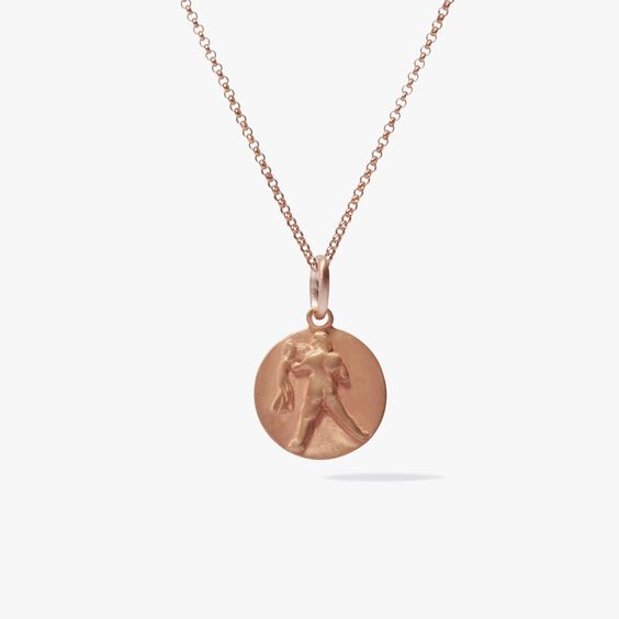 Mythology 18ct Rose Gold Aquarius Necklace