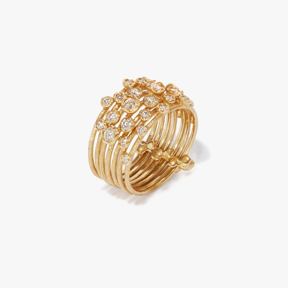 Hidden Reef 18ct Gold Diamond Ring | Annoushka jewelley