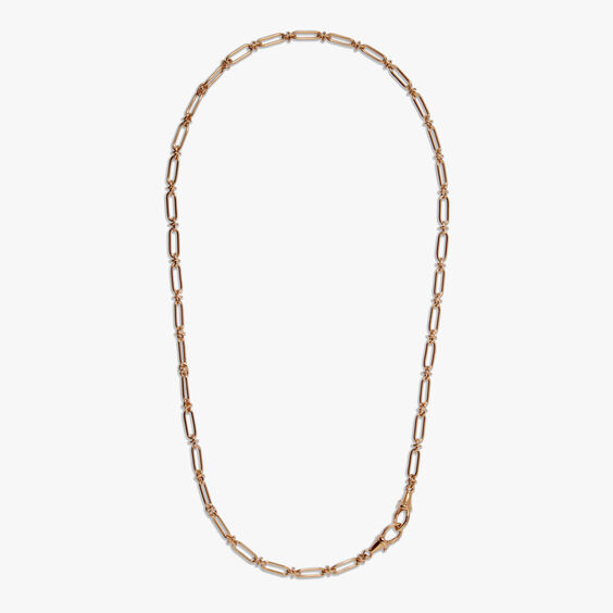 Knuckle 14ct Yellow Gold Classic Chain Necklace