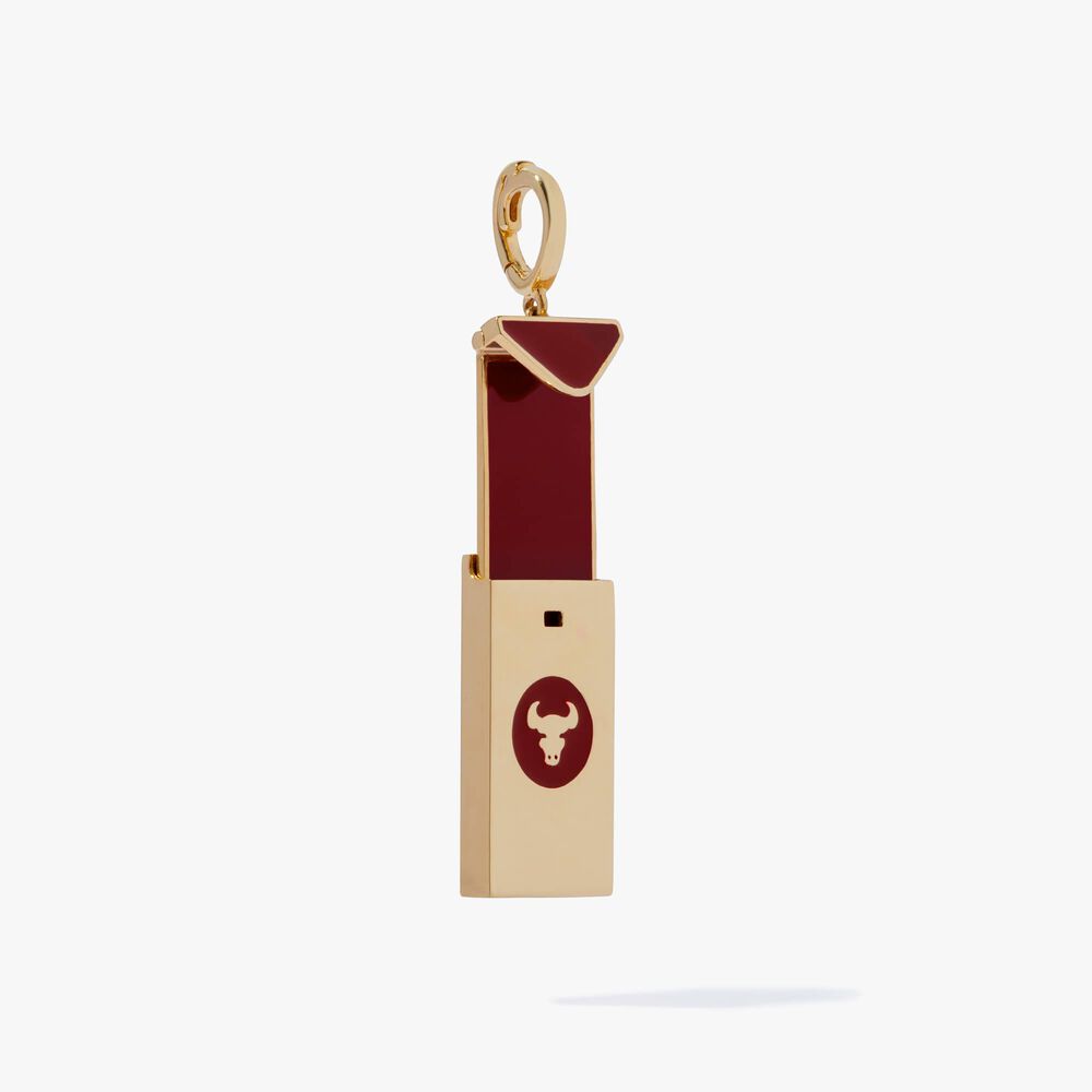 Mythology 18ct Gold Red Envelope Ox Charm | Annoushka jewelley