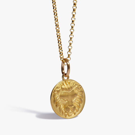 Zodiac 18ct Yellow Gold Leo Necklace