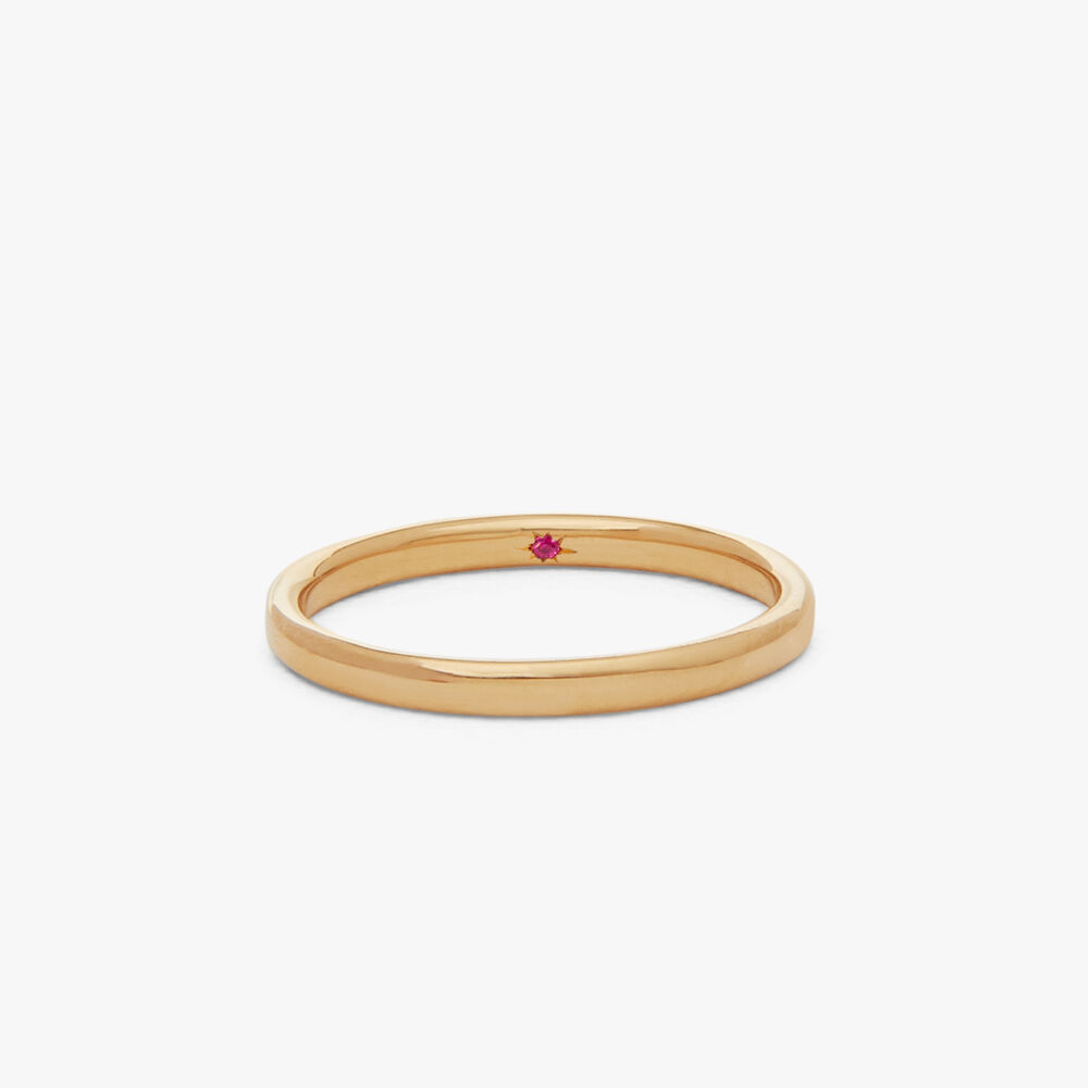 18ct Yellow Gold 2mm Wedding Ring | Annoushka jewelley