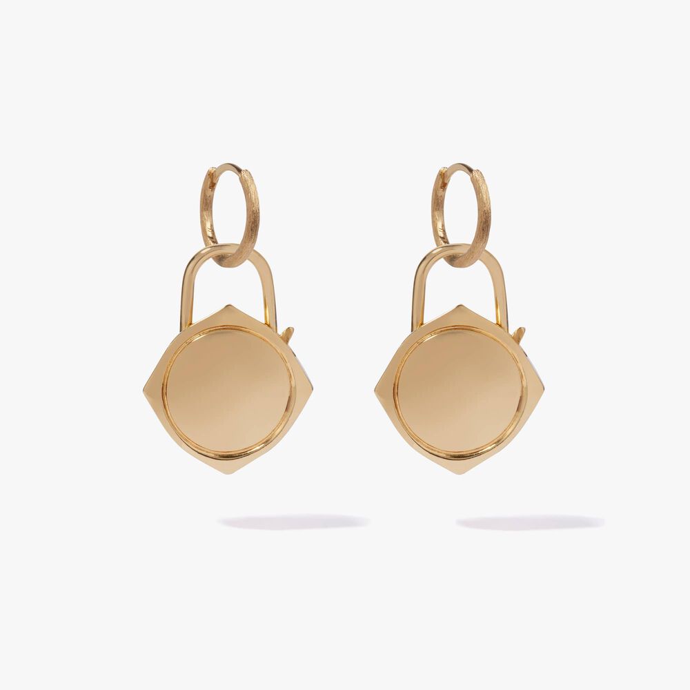 Lovelock 18ct Yellow Gold Charm Drop Earrings | Annoushka jewelley