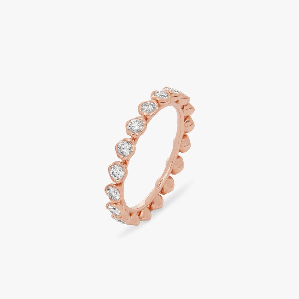 Marguerite 18ct Rose Gold & Diamond Eternity Ring | Annoushka jewelley