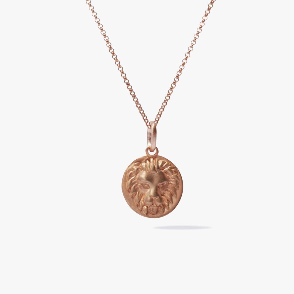 Mythology 18ct Rose Gold Leo Necklace | Annoushka jewelley