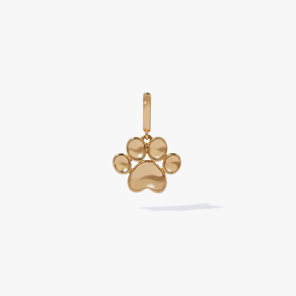 18ct Gold Paw Print Charm | Annoushka jewelley