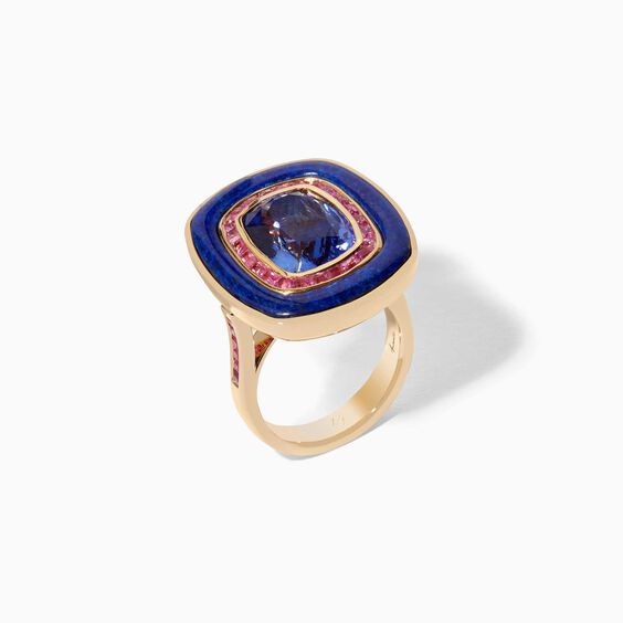 Unique 18ct Gold Tanzanite Ring & Pendant | Annoushka jewelley