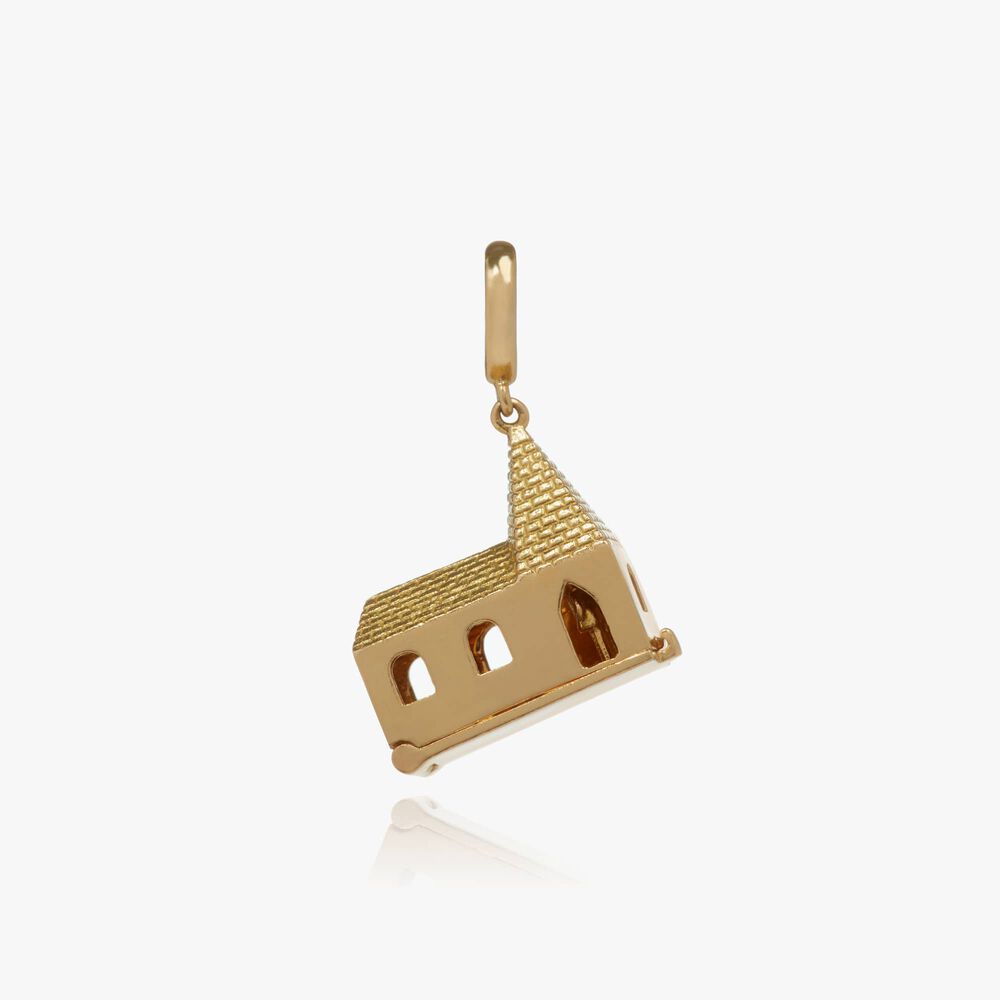 Annoushka X The Vampire's Wife 18ct Gold "God Is In The House" Charm | Annoushka jewelley