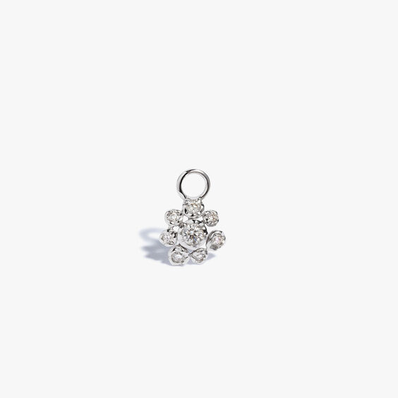 Marguerite 18ct White Gold Diamond Earring Drop
