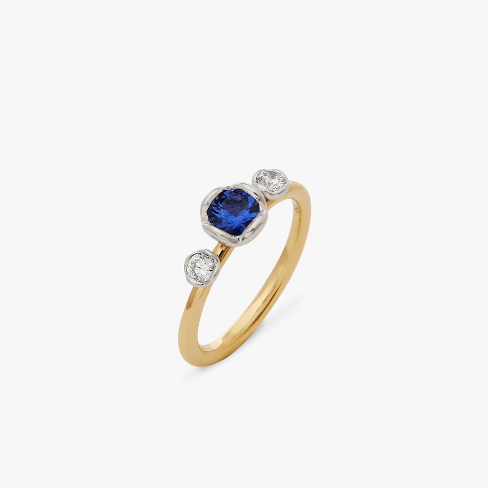 Marguerite 18ct Gold Tanzanite & Diamond Engagement Ring | Annoushka jewelley
