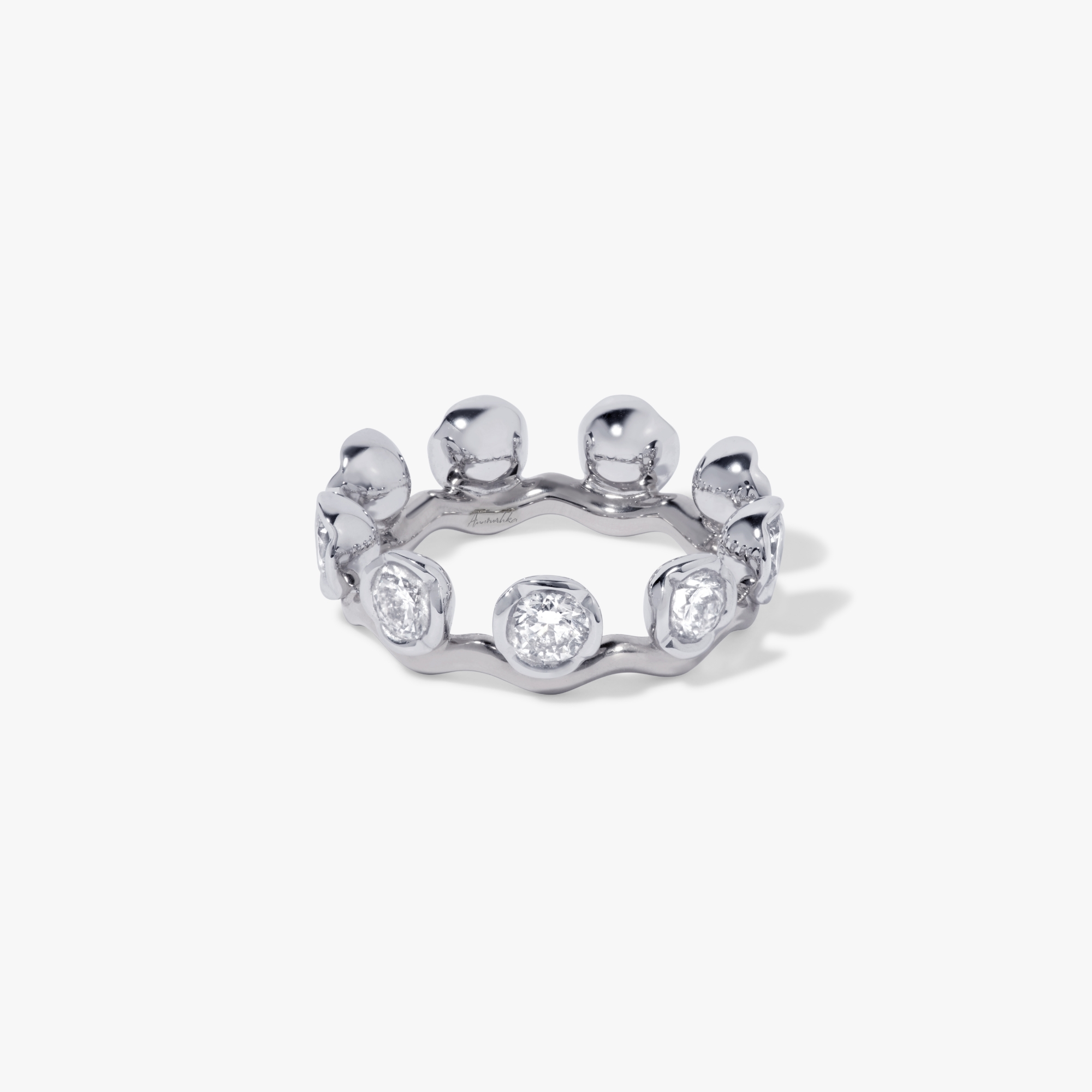 Annoushka Large Diamond Ring 18w Size L