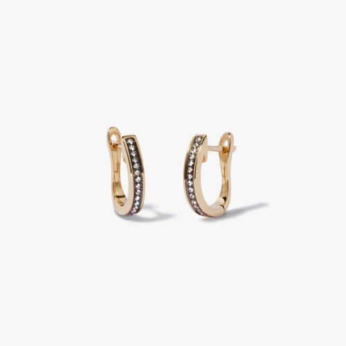 Eclipse Porcupine Hoop Earrings