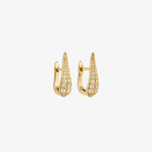 Diamond Hoop Earrings