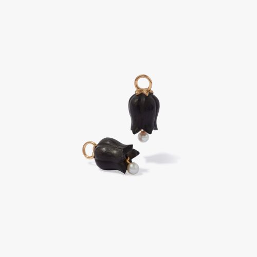 Tulips Ebony Earring Drops