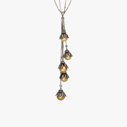 Golden Pearls Necklace