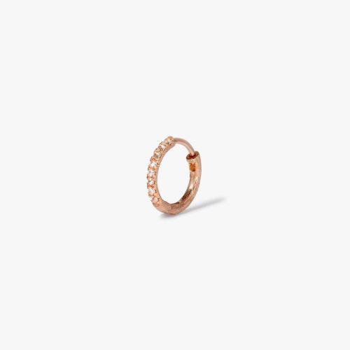 Dusty Diamonds 12mm Hoop Earring