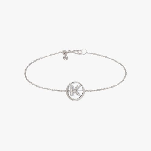 Initials Diamond K Bracelet