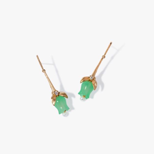 Tulips Hoop Earrings
