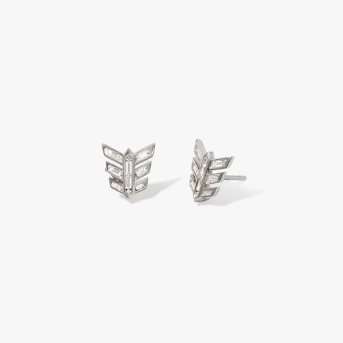 Flight Feather Stud Earrings