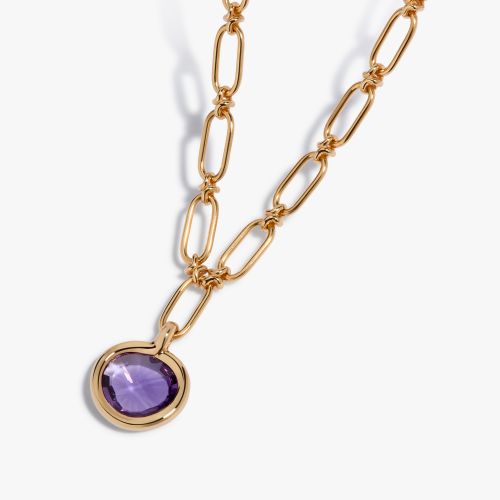 Sweetie Amethyst & Knuckle Necklace