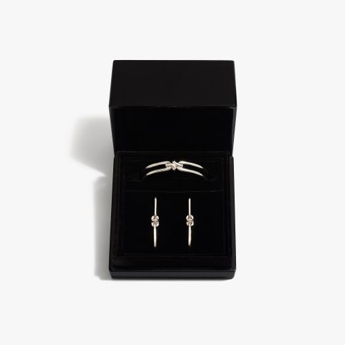Knuckle Earrings & Bangle Gift Set