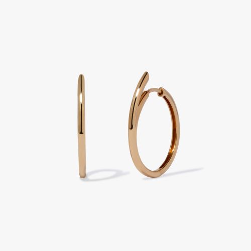 Six Medium Hoop Earrings