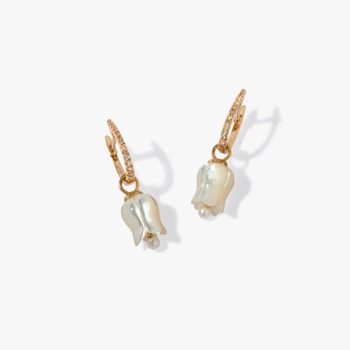 Tulips Diamond Earrings