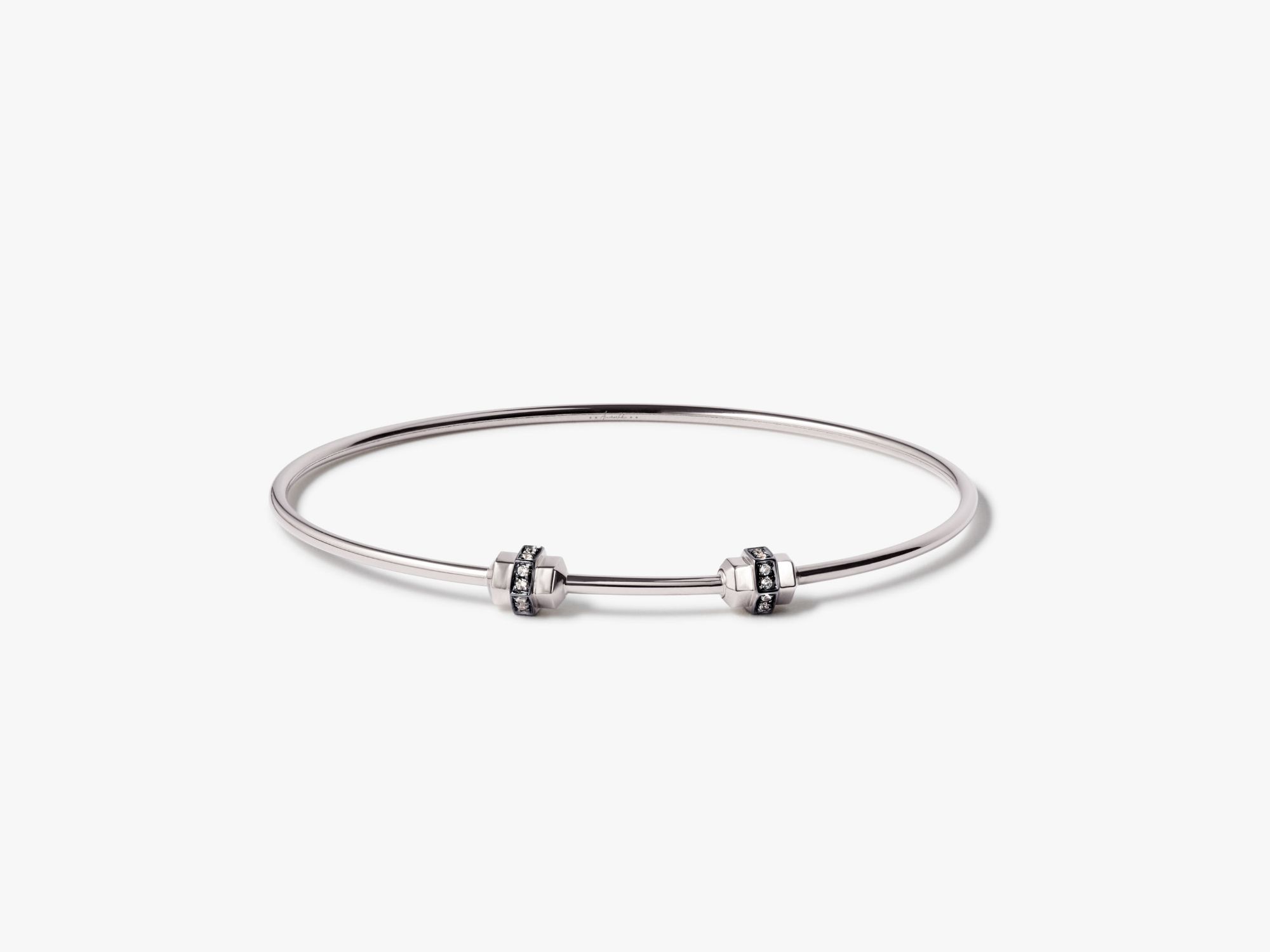 Sapphire Medium/Large Charm Bangle