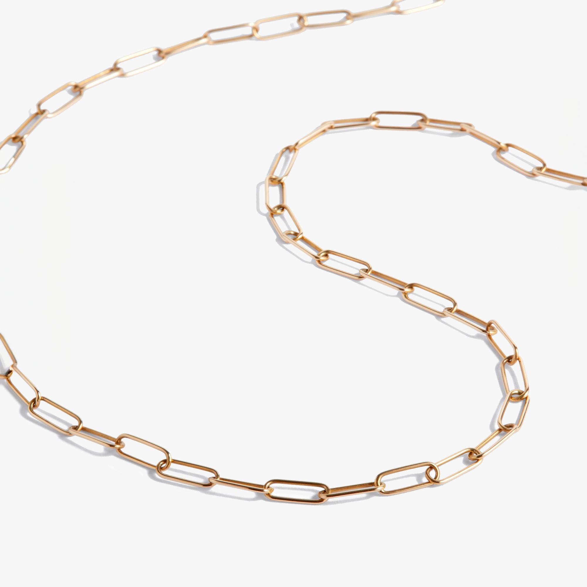 Mini Cable Long Chain Necklace