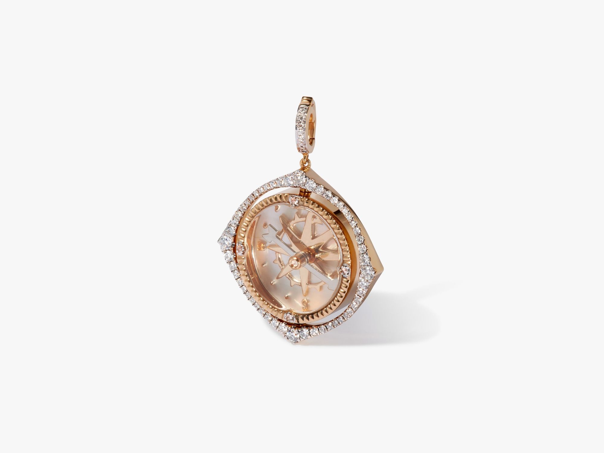 Spinning Compass Pendant