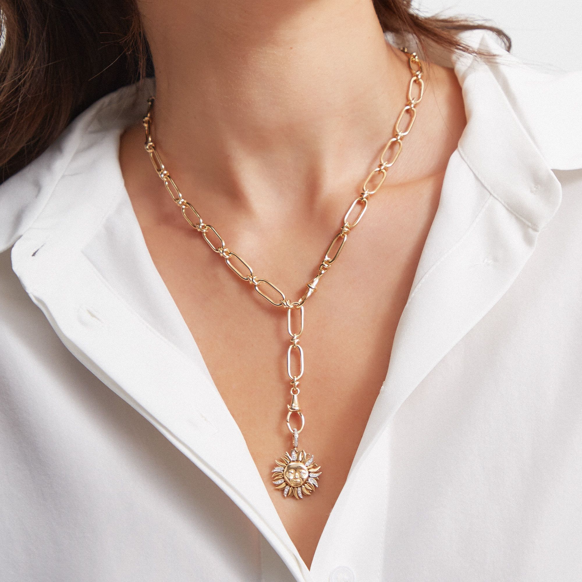 Mythology Sun Charm Pendant