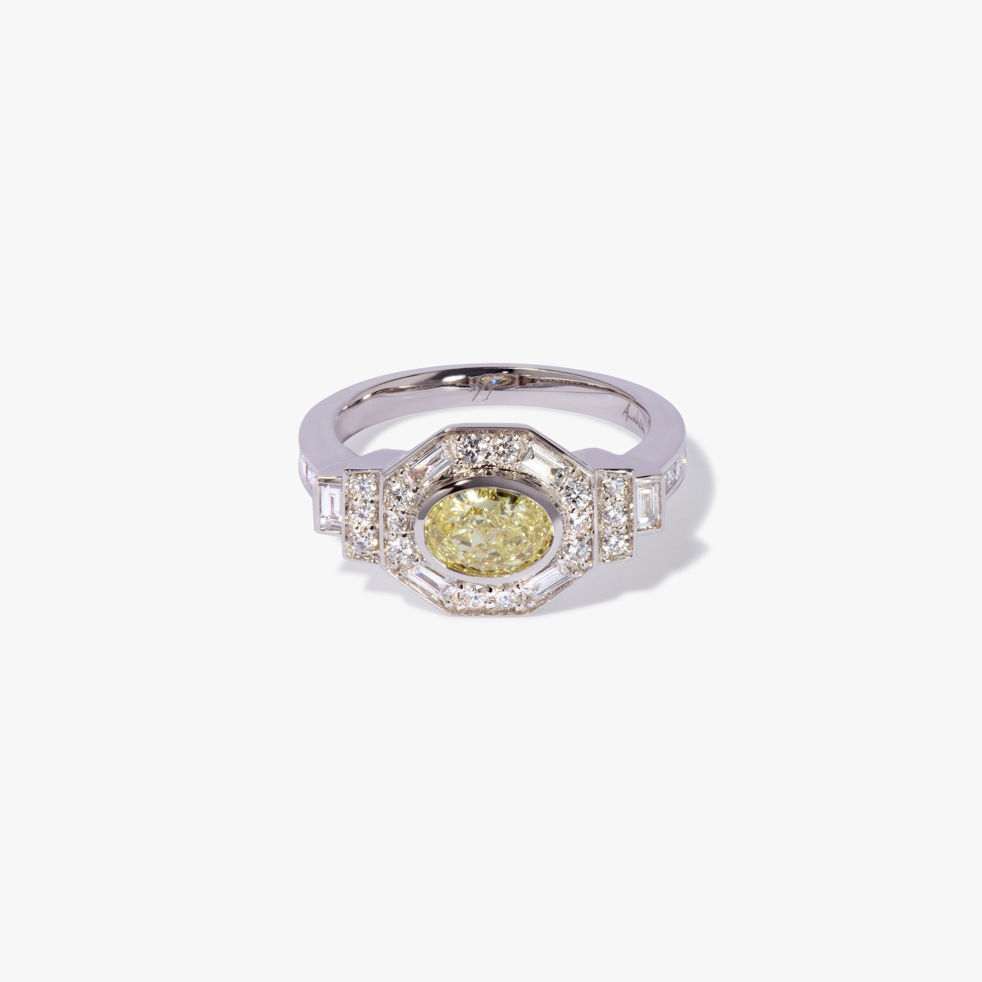 Yellow Diamond Ring