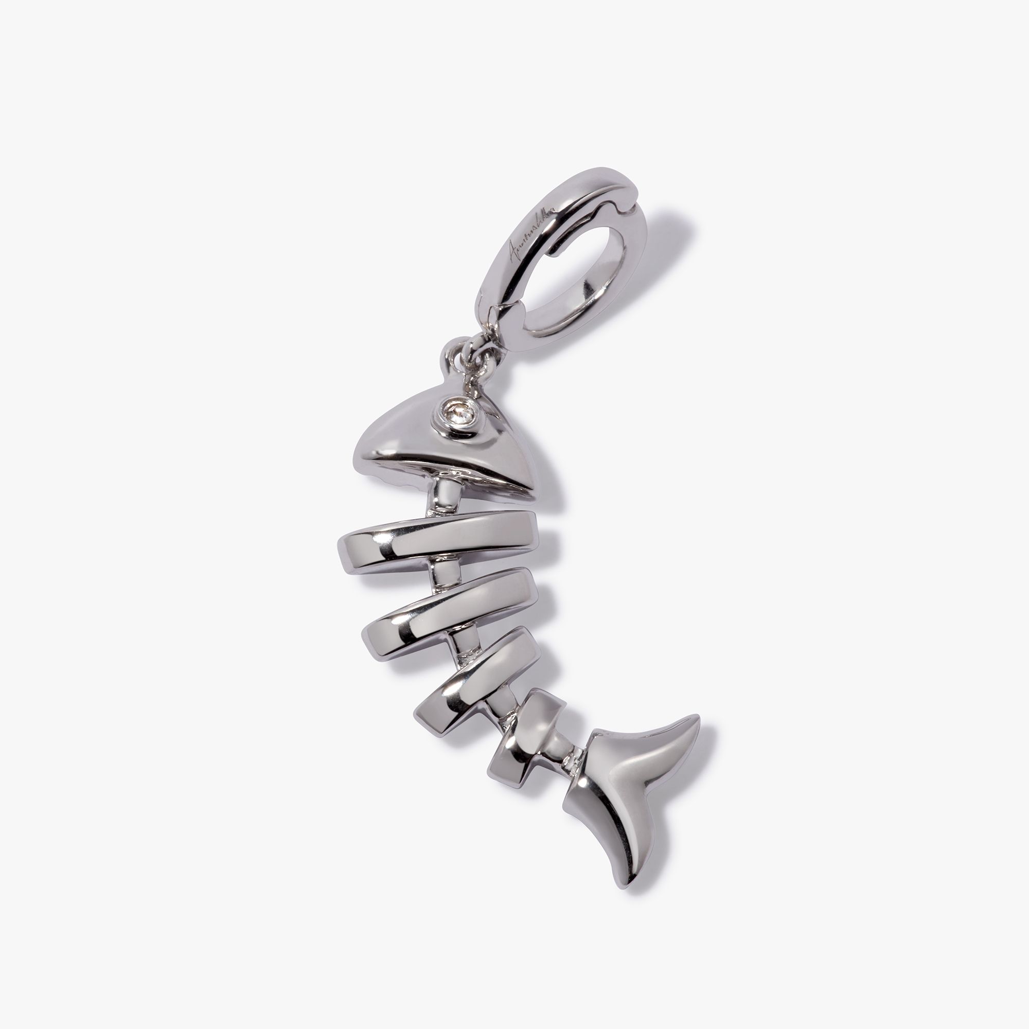 Fish Bones Charm Pendant