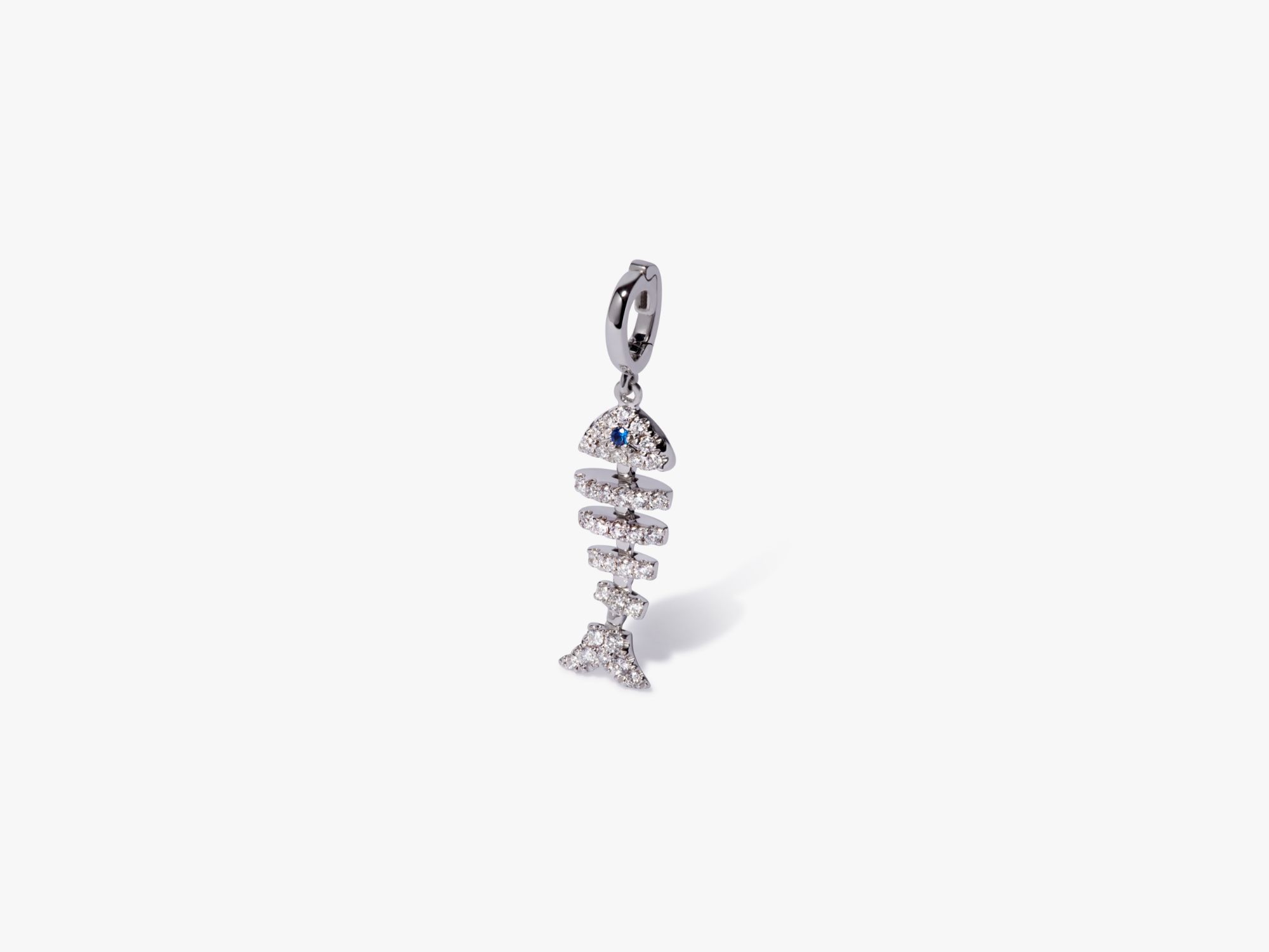 Fish Bones Charm Pendant