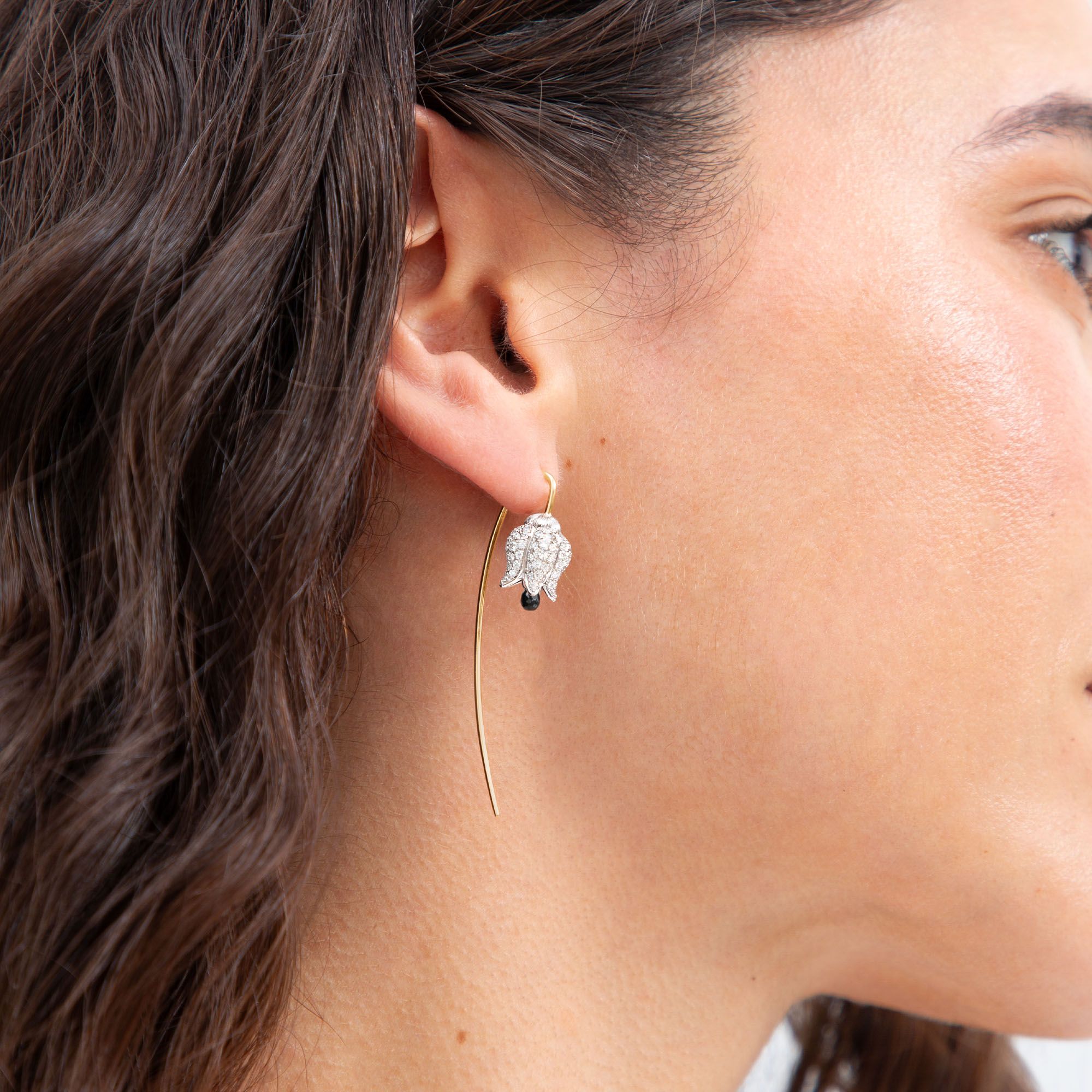 Tulips French Hook Earrings